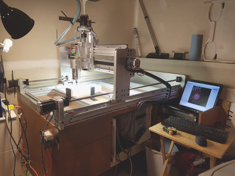 Urban CNC Router Fits in Back of Two Car Garage